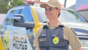 PMPR participa de ciclo de exposições da SESP em Pontal do Paraná — Foto: Govern