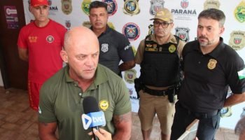 Comandante-Geral e Subcomandante-Geral da PMPR reúnem-se com o Secretário de Seg