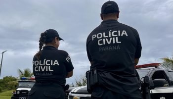 Equipes da PCPR atuam no cumprimento de mandado de prisão em Guaraqueçaba — Foto