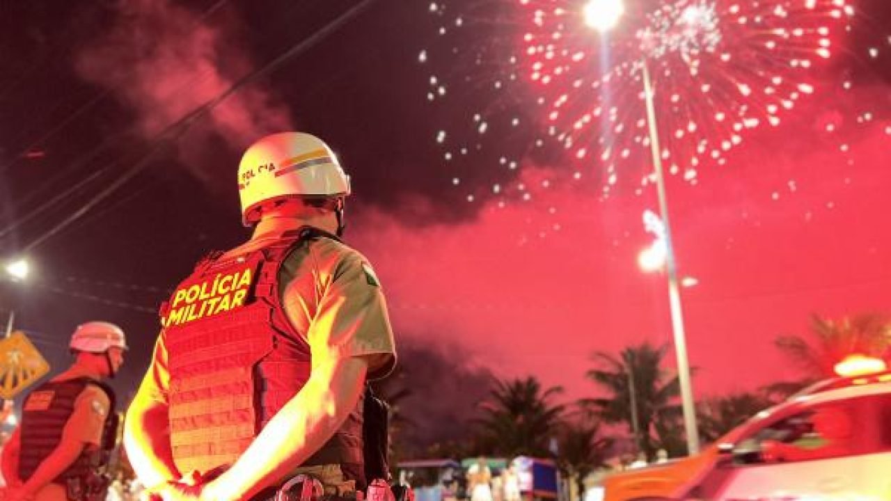 PMPR garante segurança na virada de ano — Foto: Governo do Paraná