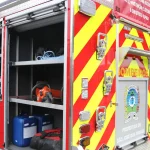 Os bombeiros encontraram o corpo da vítima enquanto combatiam as chamas — Foto: