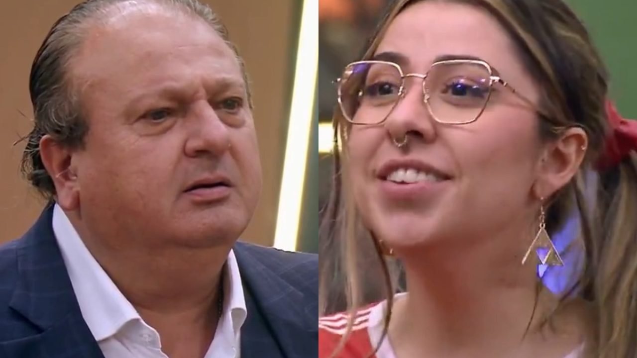Erick Jacquin e Júlia, participante do MasterChef Brasil 2026 — Foto: 1 de 1 Eri