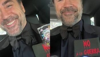 Javier Bardem pede Palestina livre no Oscar 2026 — Foto: 1 de 1 Javier Bardem pe