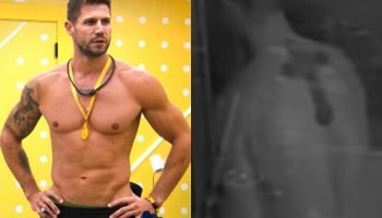 Jonas toma banho pelado no BBB 26 — Foto: 1 de 1 jonas-banho - Foto: Reprodução/