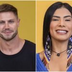 Foto: 1 de 1 Montagem com fotos de Jonas e Marciele, do BBB 26 - Foto: Divulgaçã