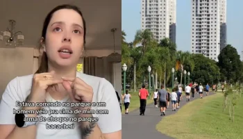 Foto: A jovem Victoria utilizou as redes sociais para denunciar um ataque vivido
