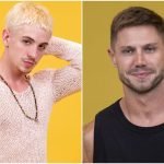 Montagem com fotos coloridas de Juliano Floss e Jonas, participantes do BBB 26 —