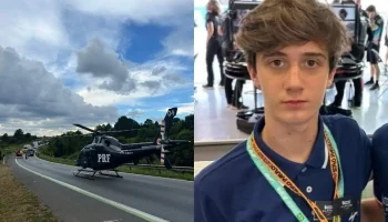 Foto: Lapo Sganzerla Bordin morreu no local do acidente (Foto: PRF/Reprodução/Re