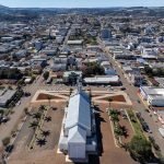Laranjeiras do Sul, 26 de agosto de 2024 - Drone do município de Laranjeiras do Sul.
