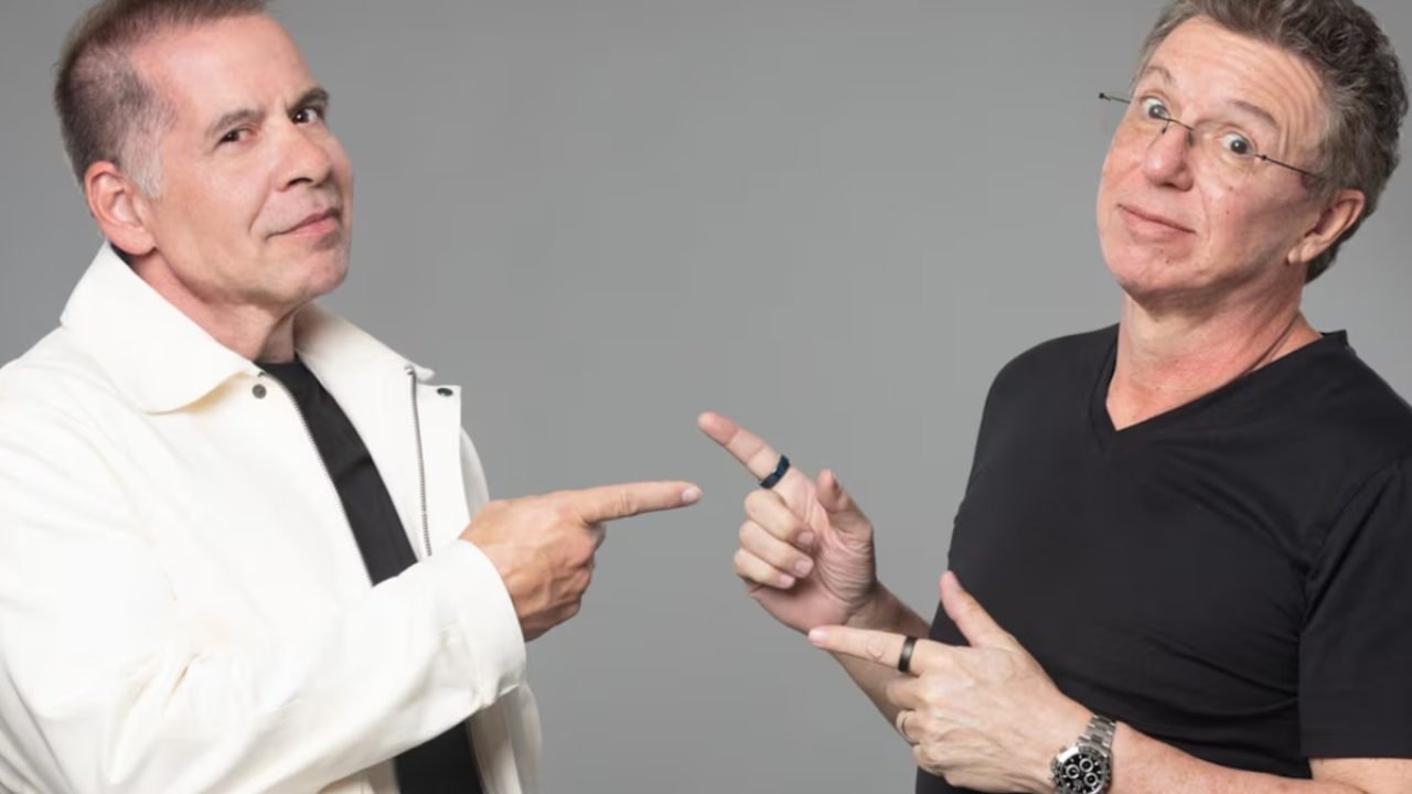 Foto: 1 de 1 Foto de Boninho e Leandro Hassum em divulgação de novo reality - Fo