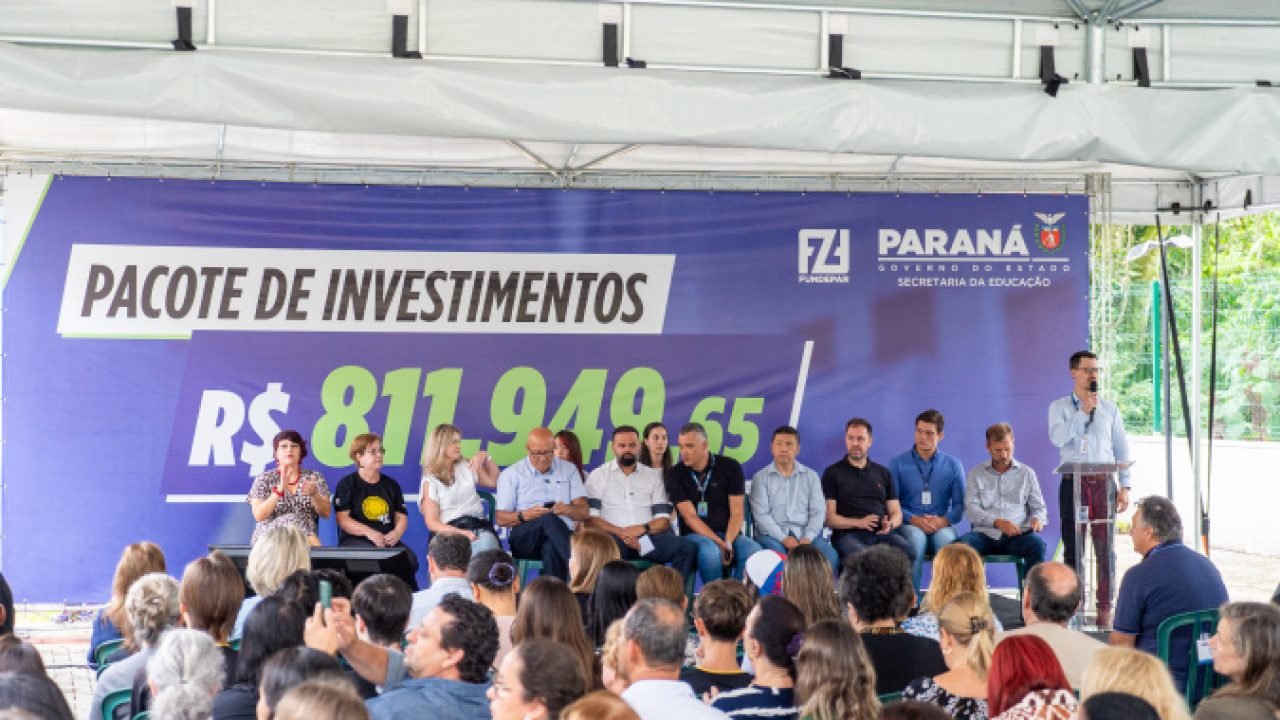 Colégio Estadual Ângelo Trevisan, Sede Cascatinha — Foto: Governo do Paraná