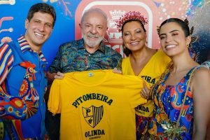 Lula, Janja, João Campos e Tabata Amaral — Foto: 1 de 1 Lula, Janja, João Campos