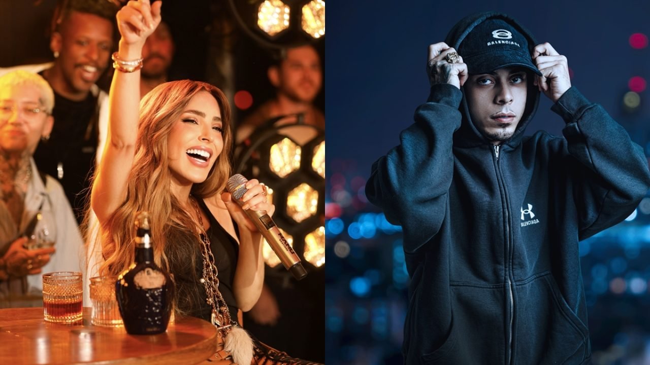 Montagem com imagens de Manu Bahtidão e MC Tuto lado a lado. — Foto: 1 de 1 Mont