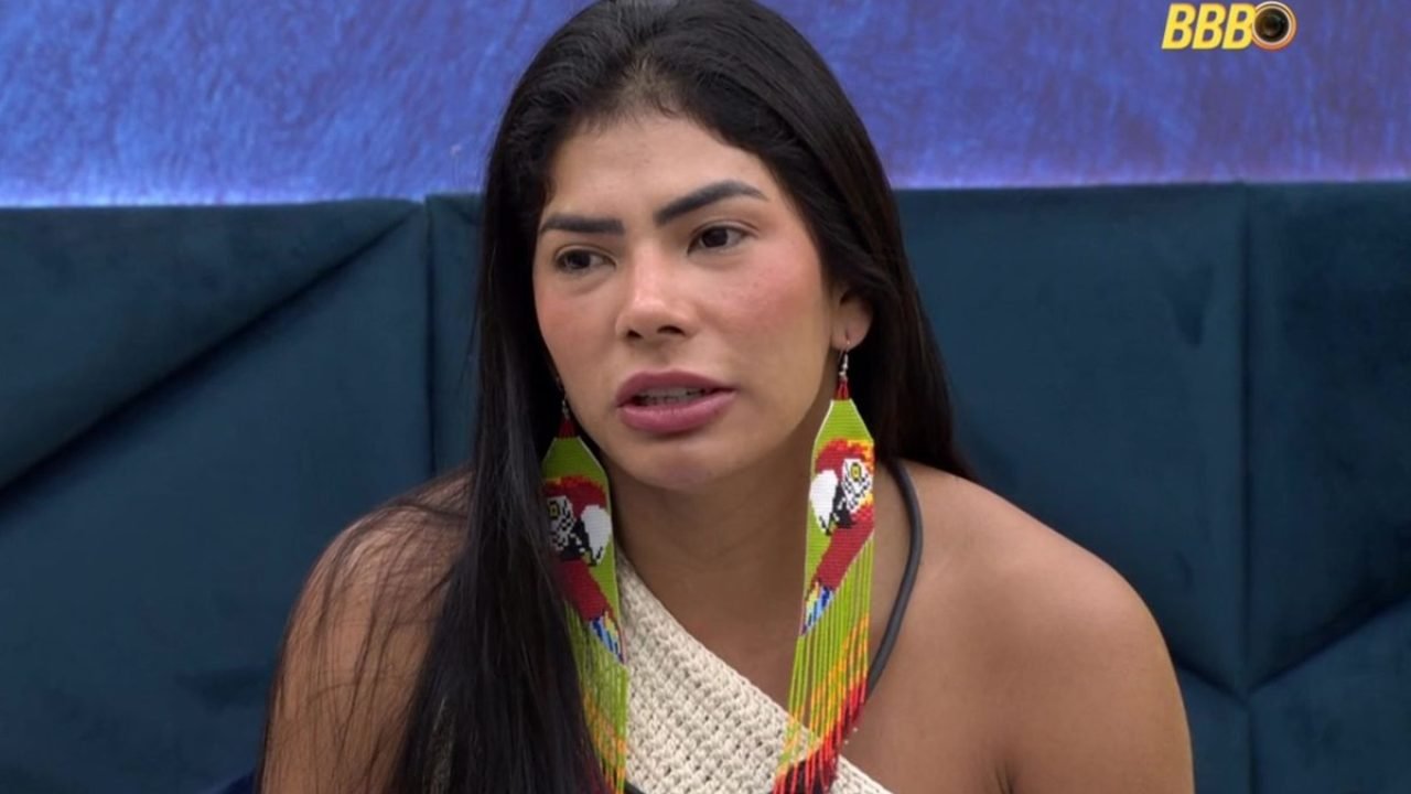 Foto: 1 de 1 Marciele no BBB 26 - Foto: Reprodução/ TV Globo