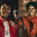Foto: 1 de 1 Montagem colorida e comparativa com foto de Jafaar Jackson no filme