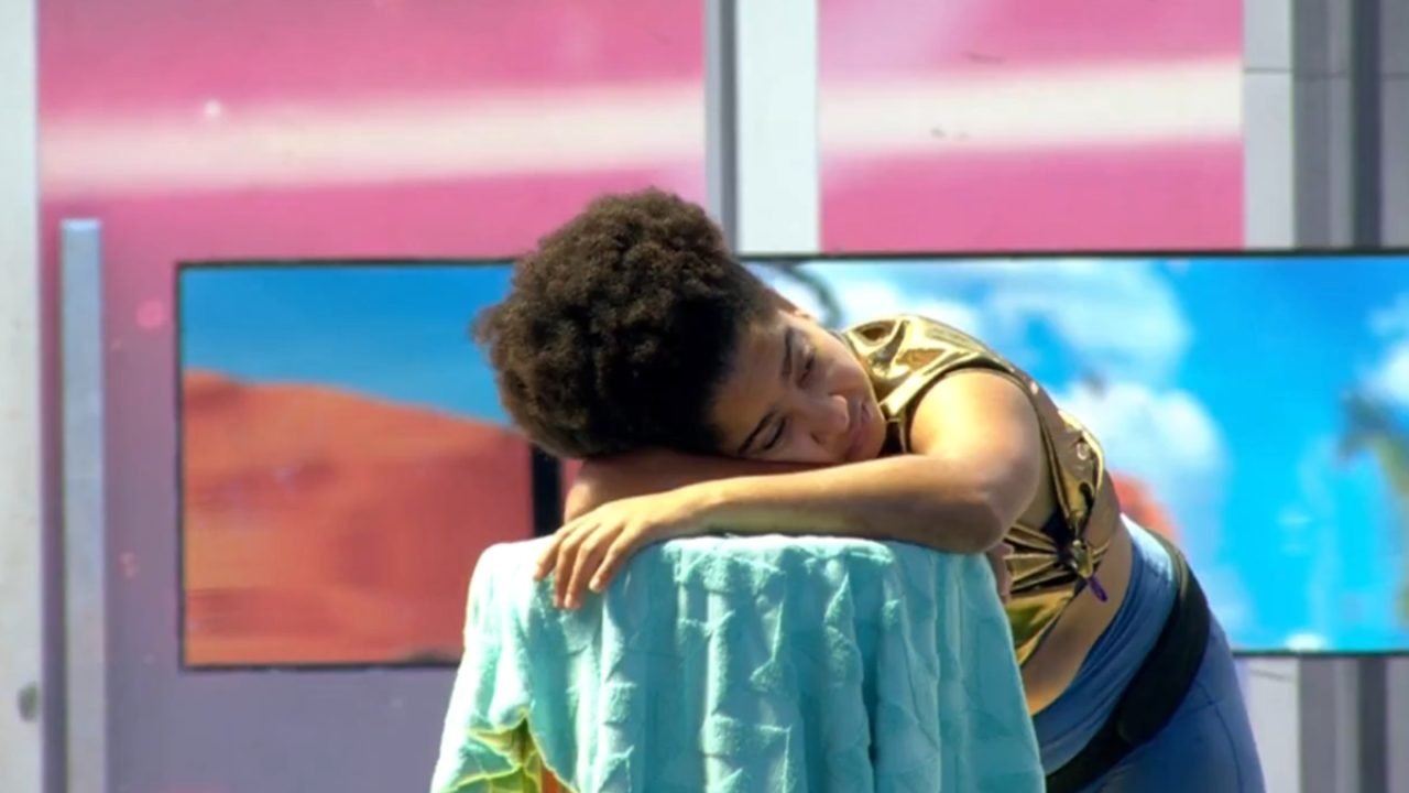 Milena durante o Castigo do Monstro do BBB 26 — Foto: 1 de 1 Milena durante o Ca