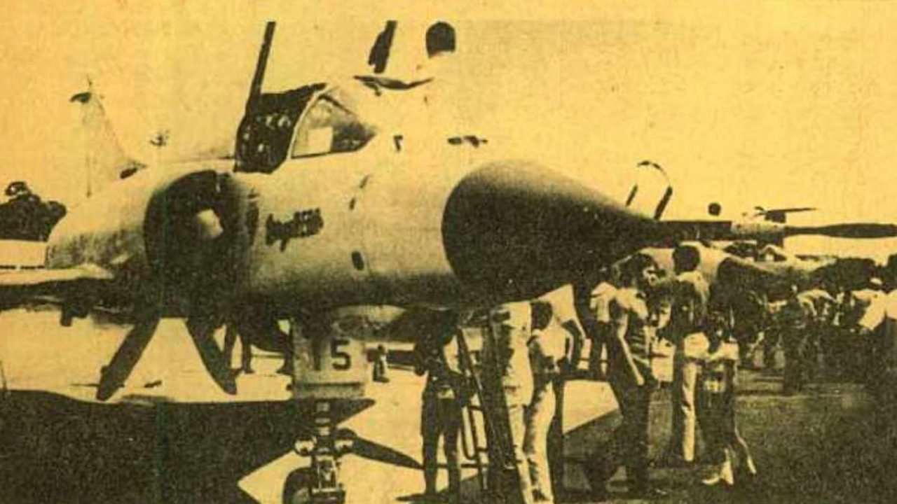 Caças supersônicos em Foz do Iguaçu — Foto: H2FOZ