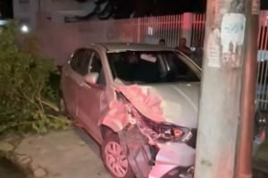 A vítima saiu com ferimentos leves — Foto: A vítima saiu com ferimentos leves (F