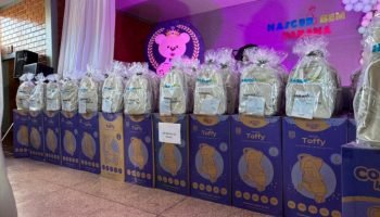Entregas de kits de maternidade em 2026 — Foto: Governo do Paraná