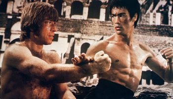 Bruce Lee e Chuck Norris no filme O Voo do Dragão — Foto: 1 de 1 Bruce Lee e Chu
