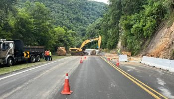 Obras na BR-277 — Foto: Foto: Arquivo/PRF