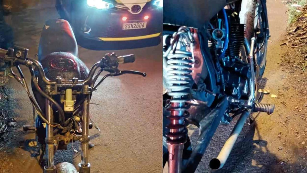 Motos com escape barulhento foram recolhidas pela Guarda Municipal — Foto: H2FOZ