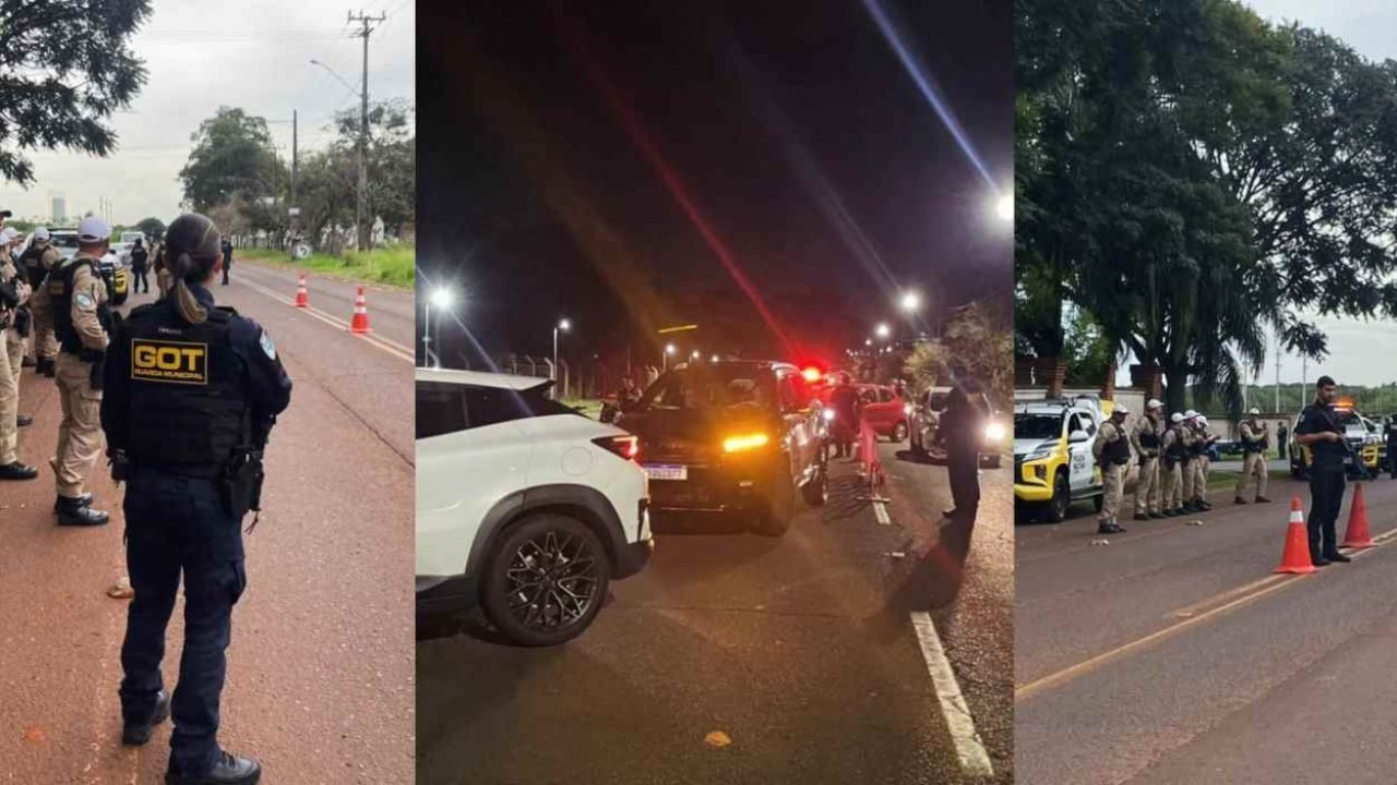 Operação vistoria veículos em Foz do Iguaçu — Foto: H2FOZ