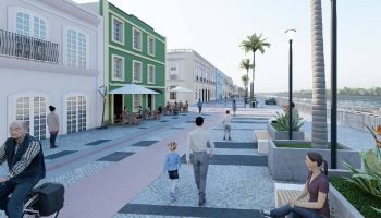 O projeto prevê a requalificação de uma área de mais de 55 mil metros quadrados