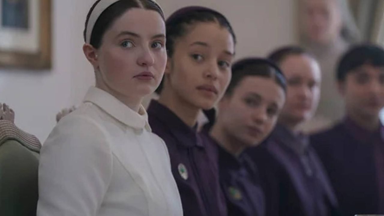 Cena da série Os Testamentos: Das Filhas de Gilead, spin-off de O Conto da Aia —