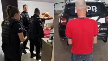 Homem preso por abuso em Cascavel — Foto: Foto: PCPR