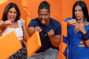 Gabriela, Leandro e Marciele estão no 15º Paredão do BBB 26 — Foto: 1 de 1 Gabri