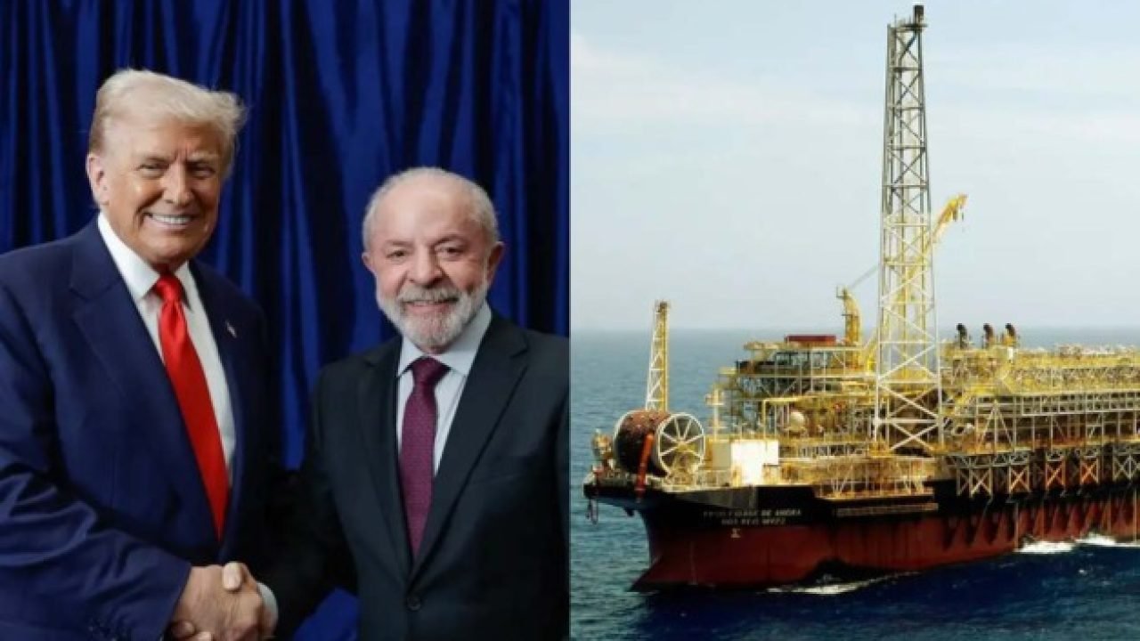 Foto: Reeunião entre as duas lideranças para discutir a volta da Petrobrás na Ve