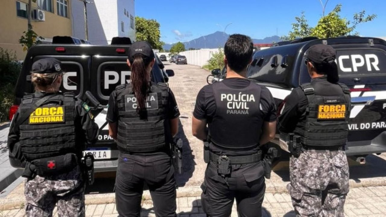 Encerramento de operação que resultou na prisão do suspeito do crime em Paranagu