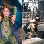 Foto: 1 de 1 Foto de Shakira e registro de operação policial no RJ - Foto: Repro