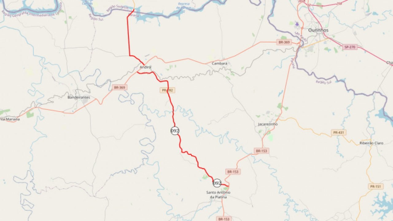 Seguem os preparativos para o início da restauração da PR-092, no Norte Pioneiro