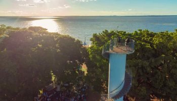 Praia de Santa Terezinha — Foto: H2FOZ