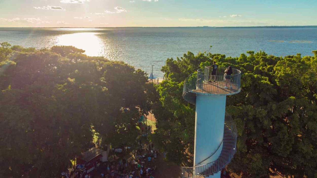 Praia de Santa Terezinha — Foto: H2FOZ