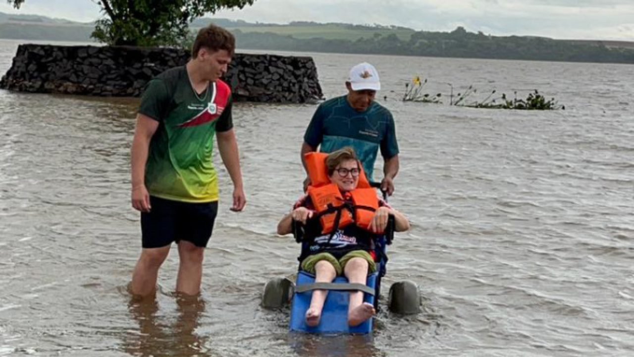 Praia Acessível — Foto: Governo do Paraná