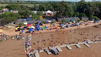 Praias de água doce do Noroeste — Foto: Governo do Paraná