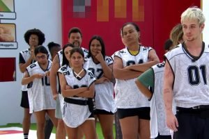 Foto: 1 de 1 Participantes disputam a Prova do Anjo no BBB 26 neste sábado (7/3)