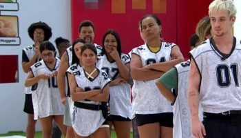 Foto: 1 de 1 Participantes disputam a Prova do Anjo no BBB 26 neste sábado (7/3)