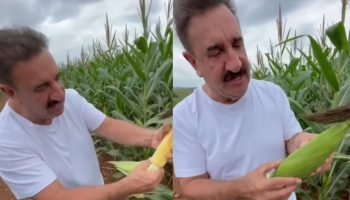 Ratinho em sua fazenda — Foto: Reprodução/Redes Sociais