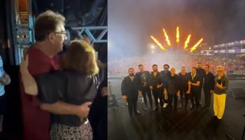 Ratinho dança com a esposa ao som de Gipsy Kings — Foto: Reprodução/Redes Sociai