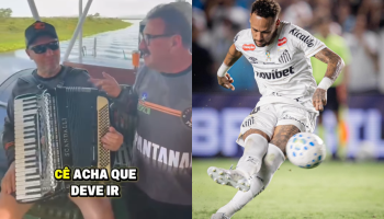 Foto: Ratinhou perguntou para parceiros de chalana se Neymar merece ou não ir pa