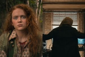 Foto: 1 de 1 Montagem de imagens mostra Sadie Sink (à esquerda) e personagem mis