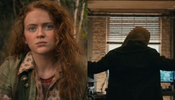 Foto: 1 de 1 Montagem de imagens mostra Sadie Sink (à esquerda) e personagem mis