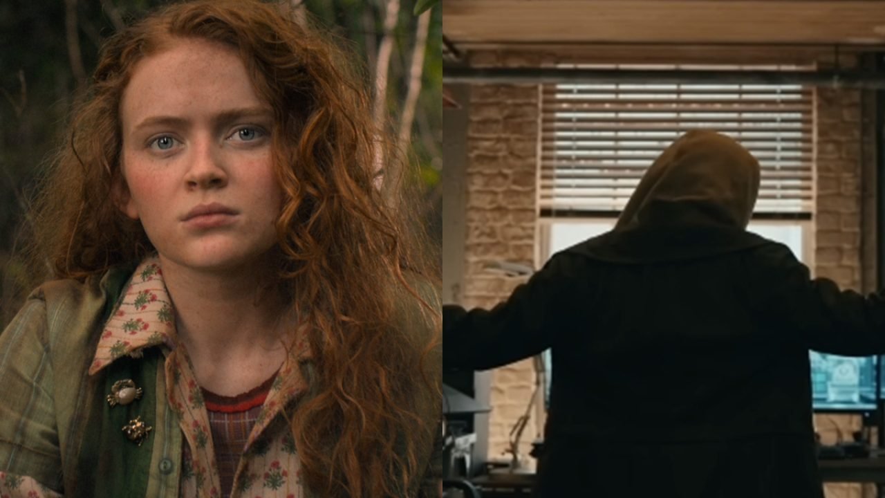 Foto: 1 de 1 Montagem de imagens mostra Sadie Sink (à esquerda) e personagem mis