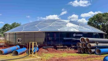 Sanepar avança na interligação de novo reservatório de água em Foz do Iguaçu — F