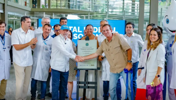 O presidente Luiz Inácio Lula da Silva visita o Hospital Federal Cardoso Fontes