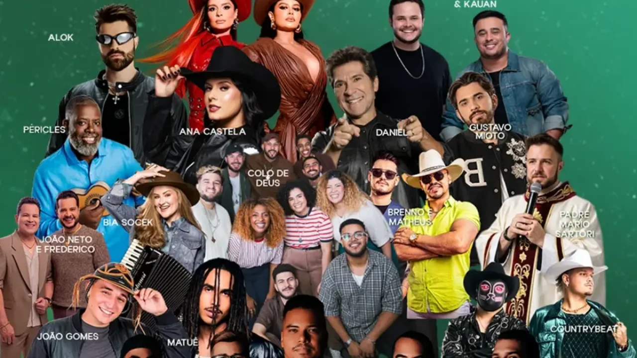 Os shows, ponto muito aguardado da programação, vão desde Ana Castela e João Gom